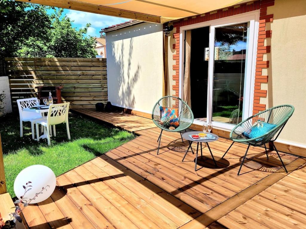 Copacabana Tiny House Studio Terrasse Jardin Villa Saint-Aignan-Grand-Lieu Exterior foto