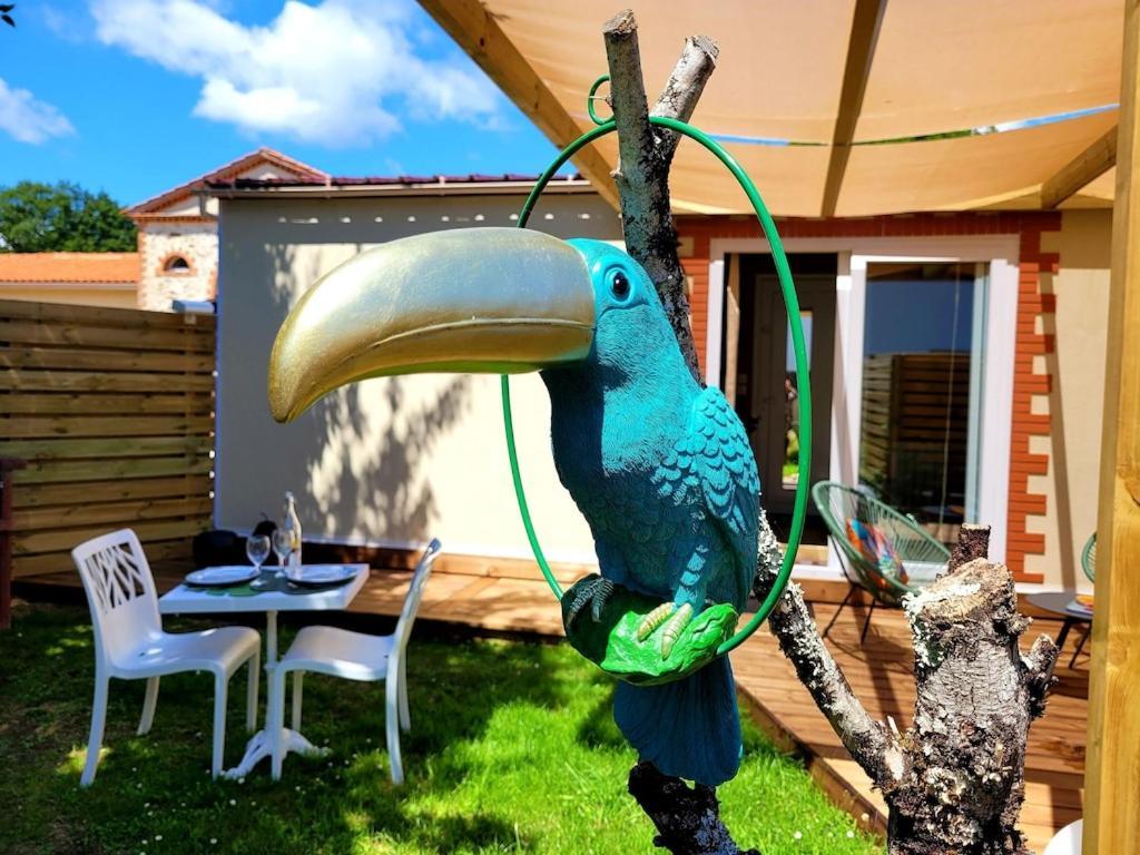 Copacabana Tiny House Studio Terrasse Jardin Villa Saint-Aignan-Grand-Lieu Exterior foto